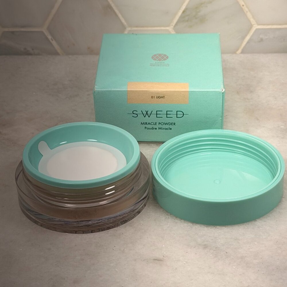 SWEED-Miracle Powder Mineral Foundation|Vegan, Cruelty-Free,Clean Beauty-Light